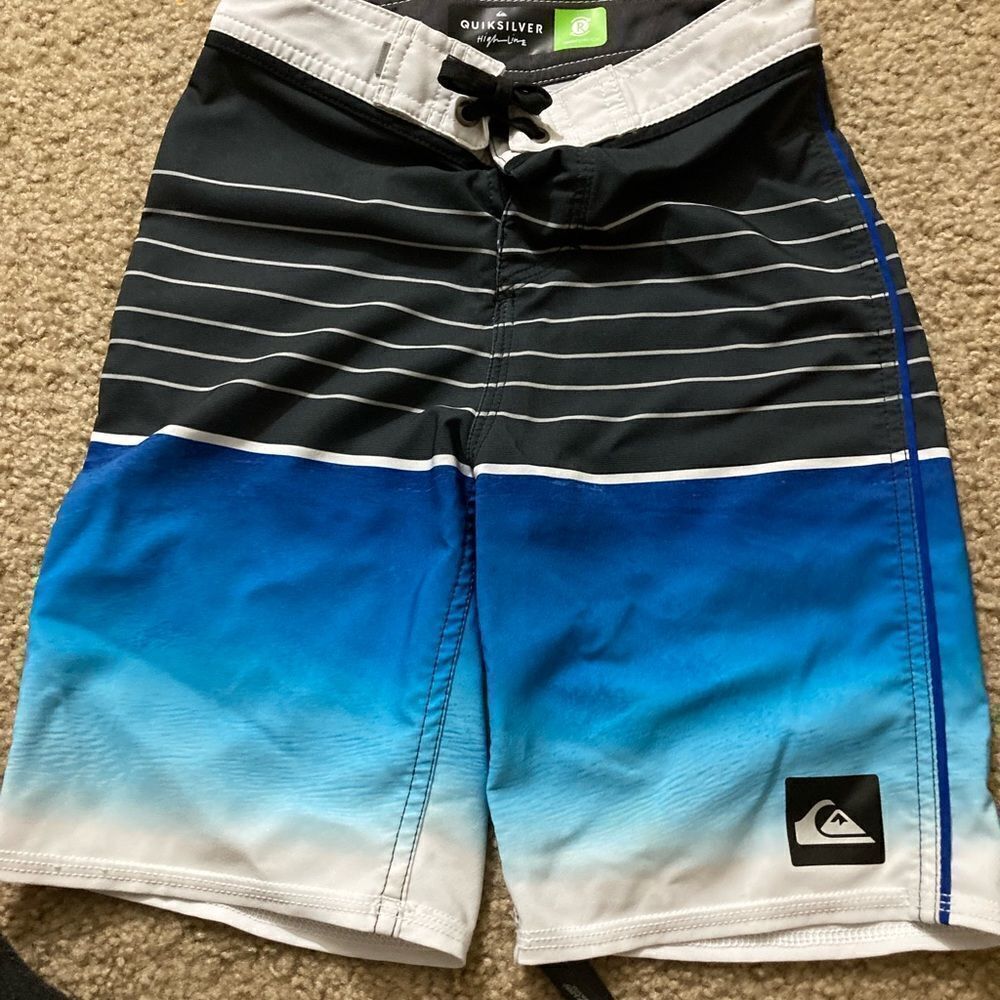 Boys Quiksilver Swim Trunks Board Shorts